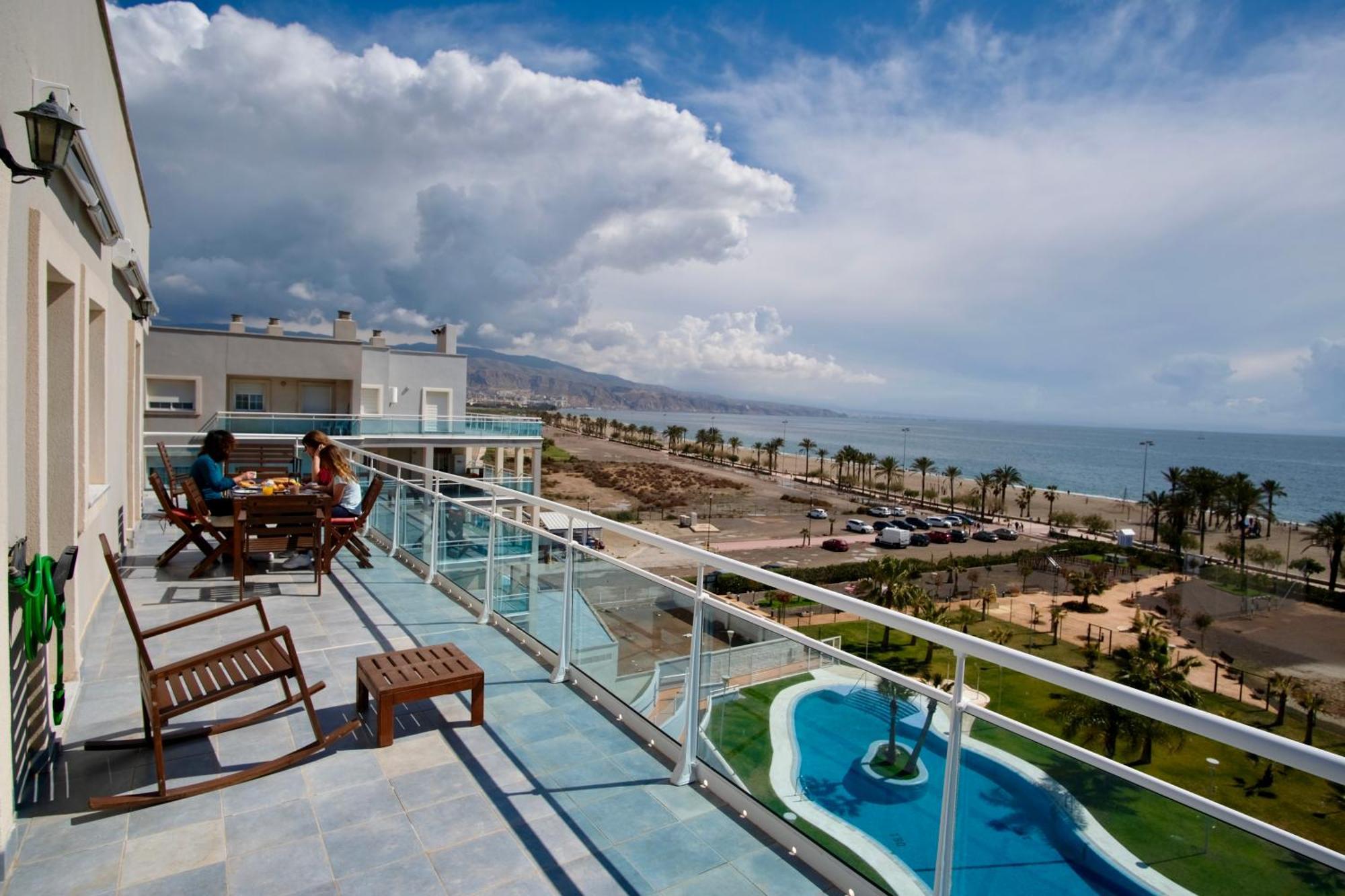 Seafront Penthouse Almeria Roquetas de Mar Exterior foto